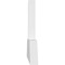 Ekena Millwork Portland Architectural Grade PVC Gable Bracket, 84"W x 17 1/2"H x 2"D x 6"F, 5/12 Pitch GBP084X18X0206POR00 - alternate 2